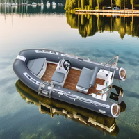 China RIB 390 Rib Hypalon Bateau de loisir gonflable avec moteur hors-bord