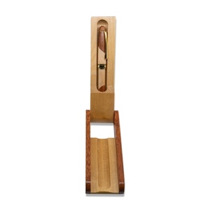 Recuerdos DE BODA personalizados Bolígrafos de madera <span class=keywords><strong>Tiverton</strong></span> College Regalos Rosewood Estate Pen Juego de escritorio de madera con caja de bolígrafo evaginable - Product Image 3