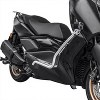 Barre de protection latérale de moto en alliage d'aluminium XMAX300, en acier inoxydable noir argenté, durable, pour moteur