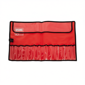 USAG Tool Roll Red 21 Pocket Organizer For <b>Workshop</b> <b>Storage</b> - Product Image 2
