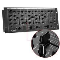 Nouvelle arrivée - Console de mixage audio professionnelle CM200 - Console de mixage sonore pour scène - Matériel métallique