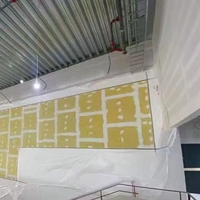Panneau composite en plâtre perforé acoustique monolithique pour plafond et mur