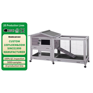 Hete Verkoop Hoge Kwaliteit Beste Hout Grote Indoor Outdoor Konijn Hond Hok Kooi - Product Image 1