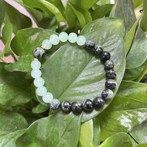 Pulsera de Piedra Natural con Cuentas de Vidrio Coloridas, Geometría Sagrada, Exportador Profesional Experimentado, Inspección de Terceros - Product Image 5