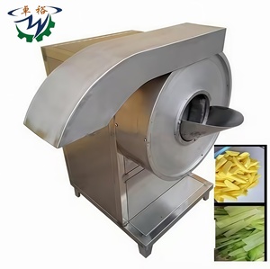 Commerciële groentehakker-snijmachine voor bananenchips en cassaveverwerking, elektrische motor, hoge efficiëntie, roestvrij staal - Product Image 2