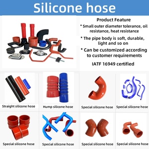 Raccord de tuyau en silicone LANTONG pour sortie de suralimentation, service de découpe de tuyau de bosse, résistance aux températures élevées -60C-300C - Product Image 6