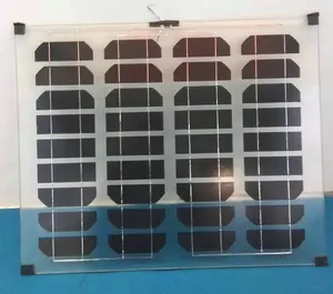 واجهة Gaoming Bipv لبناء واجهة مخصصة للوحة شمسية Bipv زجاج طاقة Cdte