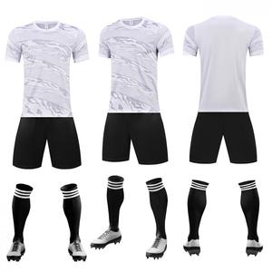 Op maat gemaakt hoogwaardig voetbaltrainingshirt, gepersonaliseerd, ademend, sneldrogend, 100% polyester, V-hals, unisex sporttrainingsjersey - Product Image 1
