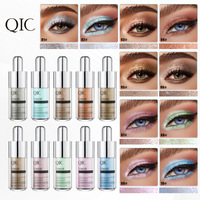 Zehn Farben Flüssiger Lidschatten Wasserfester Flüssiger Lidschatten Perlglanz Helle Hautfarbe Bühnen- und Feiertags-Make-up