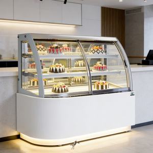 Réfrigérateur de présentation pour pâtisserie, design moderne et durable, pour gâteaux et fruits, vitrine de magasin, réfrigérateur de présentation pour aliments - Product Image 1