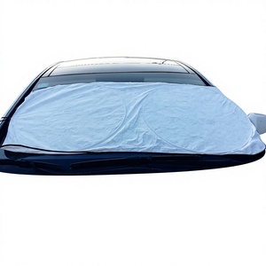 Pare-soleil de <span class=keywords><strong>voiture</strong></span> DuPont à double anneau pour pare-brise avant, couleur unie, type à clipser, ajustement standard, anti-UV, style professionnel, <span class=keywords><strong>Amazon</strong></span> - Product Image 1