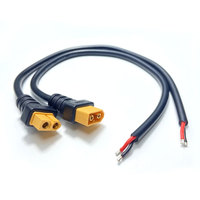 Câble Pigtail Connecteur de Batterie Mâle-Femelle Amass XT60 à Longueur Personnalisée pour Vélo Électrique