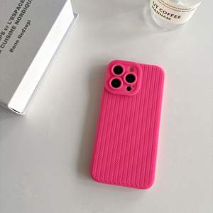 Funda para iPhone 16 Pro Max, textura tejida minimalista, recortes precisos, protección completa a prueba de golpes - Product Image 6