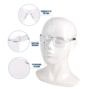 نظارات أمان واقية للصيد والصناعة بعدسات زرقاء عاكسة معتمدة من ANT5 ANSI Z87.1 - Product Image 2