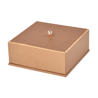 Couvercle et base personnalisés Plateau de présentation à bijoux porte-colliers pour montres de petite taille pour bijouterie emballage de boîte cadeau de luxe