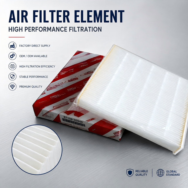 New Air Filter Element 87139-ON010 87139-30040 87139-26010 87139-0N010 OEM Auto Spare Parts 100% Tested 1 Year Warranty