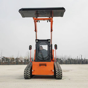 Mini-chargeuse sur chenilles diesel en promotion pour travaux de jardinage et de construction municipale - Product Image 4