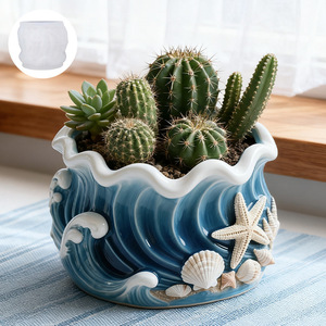 <span class=keywords><strong>Macetas</strong></span> con Diseño <span class=keywords><strong>de</strong></span> Autorretrato para Plantas <span class=keywords><strong>de</strong></span> Interior, <span class=keywords><strong>Macetas</strong></span> <span class=keywords><strong>de</strong></span> Cerámica para Suculentas, Jarrones <span class=keywords><strong>de</strong></span> Jardín para Interiores y Exteriores - Product Image 2