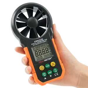 PM6252B / MS6252B Peak meter Umgebungs-USB-Anschluss Berührungs loser digitaler Drehzahl messer Anemometer Luftmengen messer Niedrige Batterie anzeigen