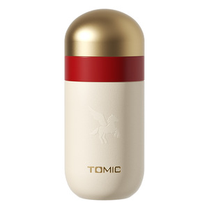 Tasse isotherme en titane pur Tomic 260 ml, forme d'œuf, tasse de voyage portable avec infuseur à thé et bouchon à vis - Product Image 3