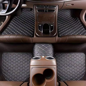 Tapis de sol de voiture universels en cuir antidérapant de luxe, imperméables, sur mesure, vente en gros, prix d'usine, pièces automobiles - Product Image 3