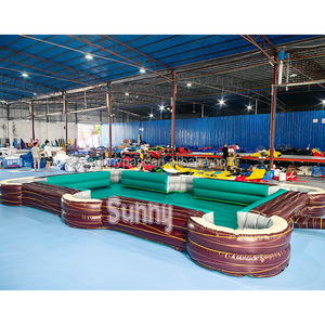 Nouveau design interactif gonflable humand table de <span class=keywords><strong>billard</strong></span> gonflable football snooker ball pool livré avec des ballons de Table Soccer - Product Image 5