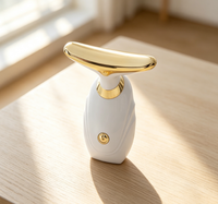 Masseur facial vibrant, utilisation simple, appareil de massage pour le visage et le cou, entretien quotidien de la peau