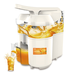 Exprimidor de cítricos eléctrico RAF 60W Extractor de jugo de naranja recargable por USB de 300ML con cortador incorporado y diseño de fácil limpieza - Product Image 1