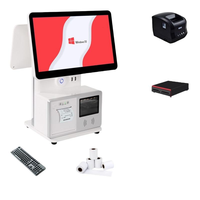 Terminal de paiement à écran tactile Android tout-en-un de 15.6 pouces avec 80 imprimantes/scanners et tablettes POS