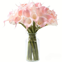 Fleur artificielle Calla Lily réaliste au toucher, en PU, pour décoration, bouquet de remise de diplôme, centres de table de mariage DIY, longue durée (3-5 ans)