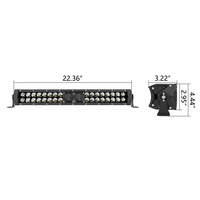 Aurora Nouvelle Barre LED de Voiture de 22 Pouces 22'' Barre Lumineuse LED 1LUX 836M 7200LM KW3 Lumière Auto Tout-Terrain 190W Barre Lumineuse LED Laser