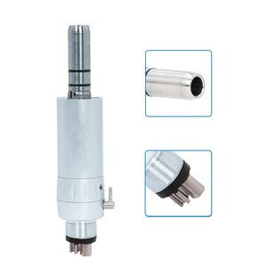 Ensemble de pièces à main dentaires à basse vitesse avec bouton-poussoir, comprenant une tête contra-angle et un cône nasal droit, pour moteur pneumatique 2/4 trous, destiné aux cliniques dentaires - Product Image 4