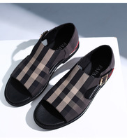 Fabricant, vente en gros, chaussures de luxe pour hommes grandes tailles, sandales de plage, livraison rapide, faible MOQ
