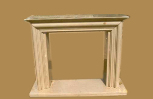 Encadrement de cheminée moulé minimaliste, élégant et décoratif, pour salon, chambre ou salle de séjour, produits de jardin en pierre - Product Image 2