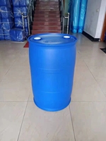Fûts en plastique HDPE à ouverture large de 200 L avec anneau de verrouillage métallique, recyclables