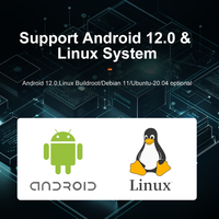 Carte mère RK3588 Octa Core 8K WiFi6 BT Open Source pour développement, Android 12, Linux OS, LVDS, MIPI, VGA, VBO 4K/8K pour PC tout-en-un