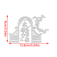 AAGU metallo taglio Die Scrapbooking timbro carta da intaglio carta stampaggio Die nuovo giardino giardino recinzione Craft Scrapbooking muore