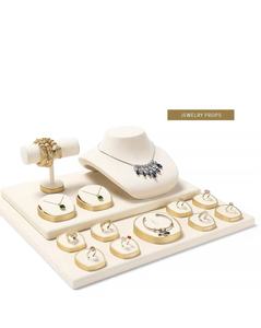 Plateau organisateur de bijoux moderne en microfibre personnalisé Jinsky, recyclable, conteneur de présentation haut de gamme pour bracelet, collier, bague, boucles d'oreilles - Product Image 2