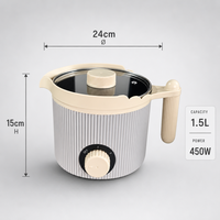 Kit de fabrication de bougies, pot à fondre la cire 1,5 L, thermomètre numérique, contrôle précis de la température, outil de raclage, fournitures pour bougies DIY