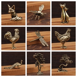 Figuras Decorativas de Aleación de Zinc, Adornos <span class=keywords><strong>Pequeños</strong></span> de Venta Caliente, Animales de Dibujos Animados Creativos, Rostros Vintage Personalizados - Product Image 2