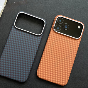 Kaou Kevlar Kết Cấu Siêu Mỏng Chống Sốc Từ Tính Sạc Điện Thoại Trường Hợp Đối Với <span class=keywords><strong>iPhone</strong></span> 17 Pro Max / 16 Pro / 15 - Product Image 4