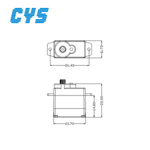 <span class=keywords><strong>CYS</strong></span> S0006 1.2KG 6g Micro Servo Plastique Jouet RC Pièces Accs pour F3P KT Avion Petit Aile Fixe Robot Voiture Bateau Haute Batterie - Product Image 4