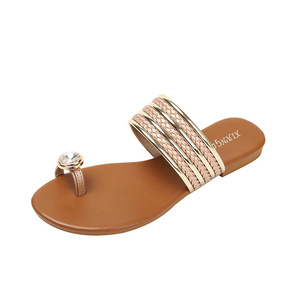 Sandales plates décontractées <span class=keywords><strong>pour</strong></span> femmes, respirantes, antidérapantes, à bout ouvert, <span class=keywords><strong>pour</strong></span> l'été et le printemps, chaussures de plage d'extérieur - Product Image 6