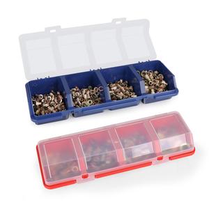 2 pezzi Organizer a vite contenitori di stoccaggio per attrezzi da Garage contenitori per dadi chiodi bulloni - Product Image 4