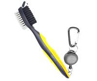 Brosse de nettoyage de golf portable de luxe de haute qualité pour clubs de golf - Accessoires de golf durables et légers