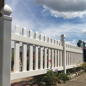 Günstige Outdoor PVC Streikposten Zaun Weiß Vinyl Kunststoff Dekorative Garten Privatsphäre Zaun Fabrik Großhandel Direkt platten Lieferant - Product Image 3