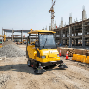 Máquina barredora de alta resistencia para carreteras, equipo de limpieza industrial para sitios de construcción, para uso en exteriores. - Product Image 2