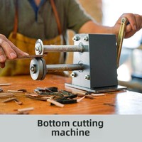 Machine manuelle d'occasion pour la découpe de semelles de chaussures, équipement de fabrication de chaussures Goodyear Welt avec garantie de 2 ans