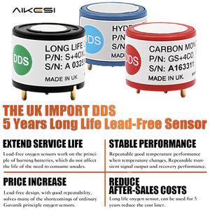 AIKESI ADKS-4 taşınabilir çoklu gaz detektörü 4 in 1 kaçak dedektörü Plug-In LEL H2S CO O2 4 gaz LEL gaz analizörü - Product Image 3