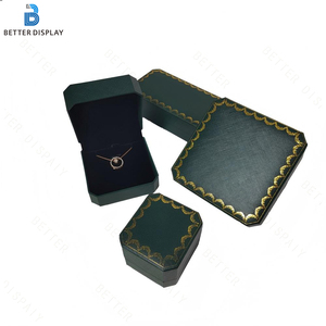 Boîte à bijoux en papier imitation cuir pour bague en or, <span class=keywords><strong>diamant</strong></span> et <span class=keywords><strong>perle</strong></span>, boîte de <span class=keywords><strong>rangement</strong></span> pour bague, vente en gros, boîte à bague simple en velours rose - Product Image 2